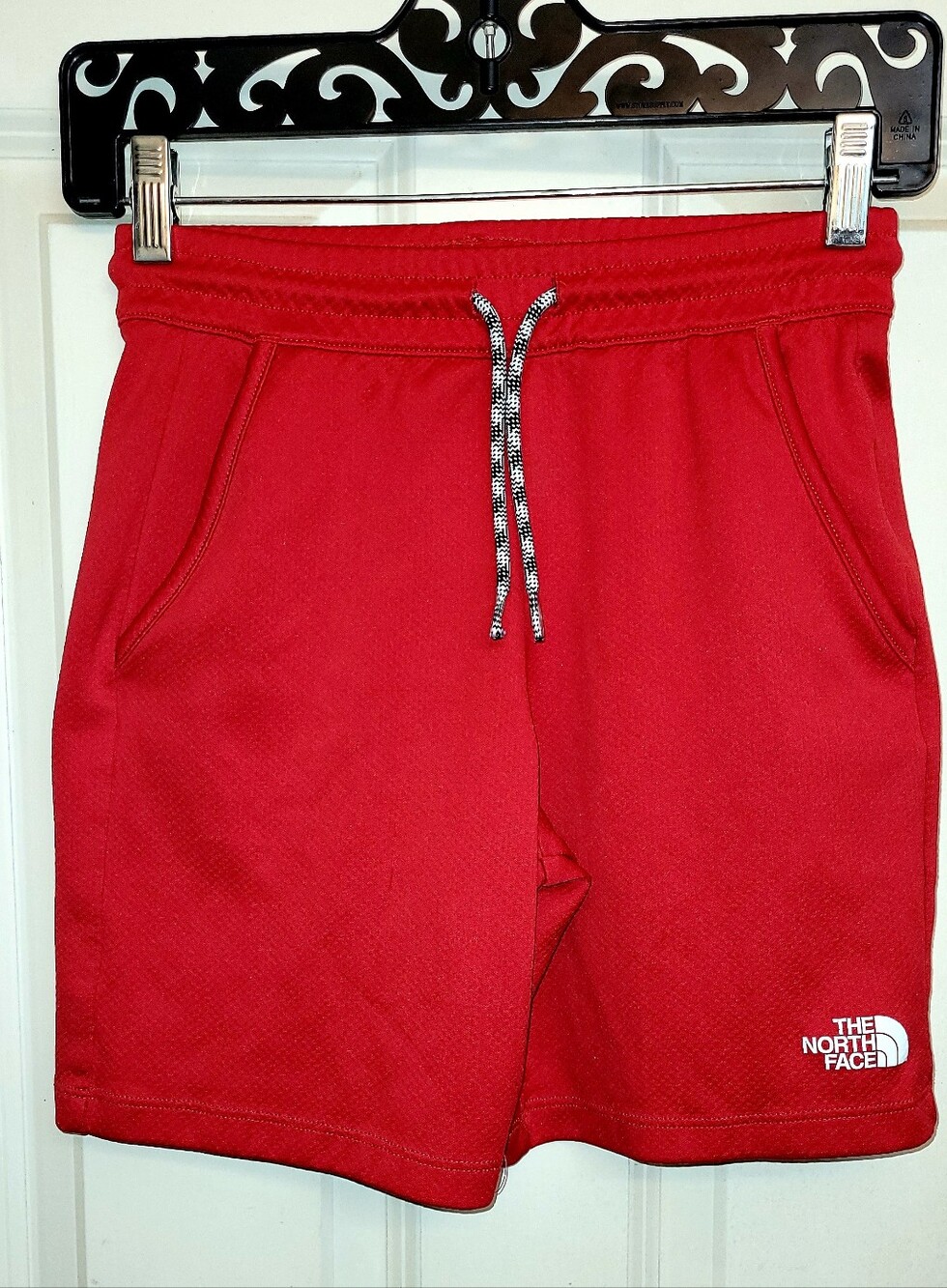 The North Face Red Athletic Drawstring Shorts